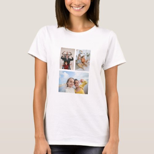 Custom Family Photos Tee  Mothers Fathers Day 