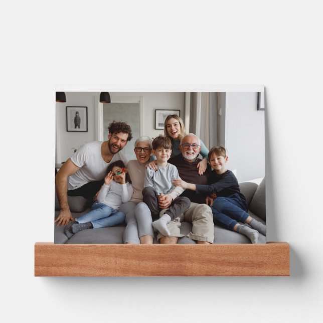 Custom Family Portrait  Picture Ledge (Front)