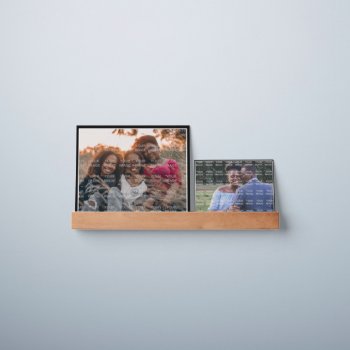 Custom Family Portrait Picture Ledge by giftsbygenius at Zazzle