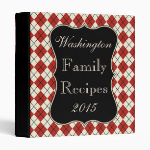 Custom Family Recipe Cookbook Kitchen Binder Gift