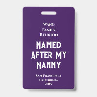 Custom Family Reunion
