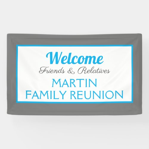 CUSTOM Family reunion banner