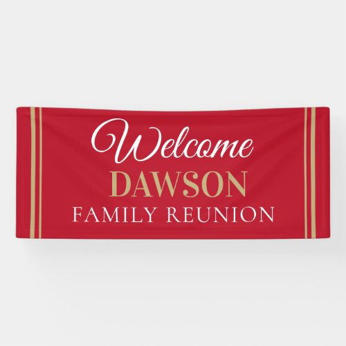 CUSTOM Family Reunion banner