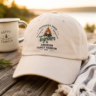 Custom Family Reunion Campfire S'mores Matching Hat