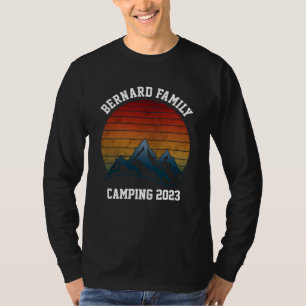 CUSTOM FAMILY REUNION CAMPING SUNSET MOUNTAIN TRIP T-Shirt