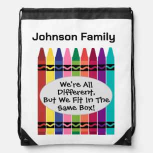 Custom Family Reunion Drawstring Bag