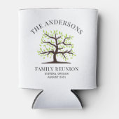 Custom Family Reunion Genealogy Tree Can Cooler (Front)