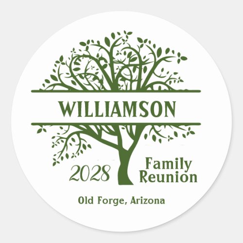 Custom Family Reunion Genealogy Tree Matching 