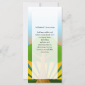 Custom Family Reunion, Green Tree with Sun Rays (Back)