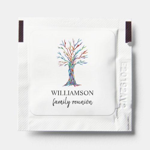 Custom Family Reunion Hand Sanitizer Packet