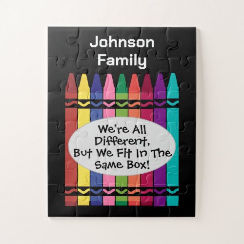 Custom Family Reunion Jigsaw Puzzle