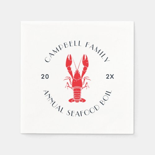 Custom Family Reunion Lobster Boil Summer