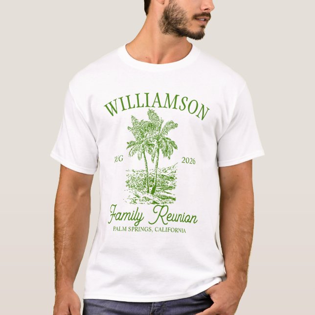 CUSTOM Family Reunion Men's Basic T-Shirt (Front)