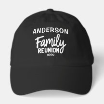 Custom Family Reunion Name & Date Modern Script