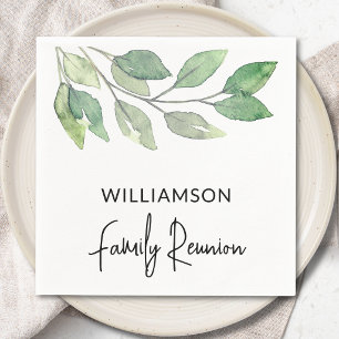 Custom Family Reunion Napkins