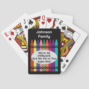 Custom Family Reunion Playing Cards Poker