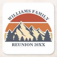Custom Family Reunion Road Sunset Mountain Party