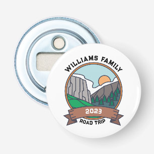 Custom Family Reunion Road Trip Mountain Bottle Opener
