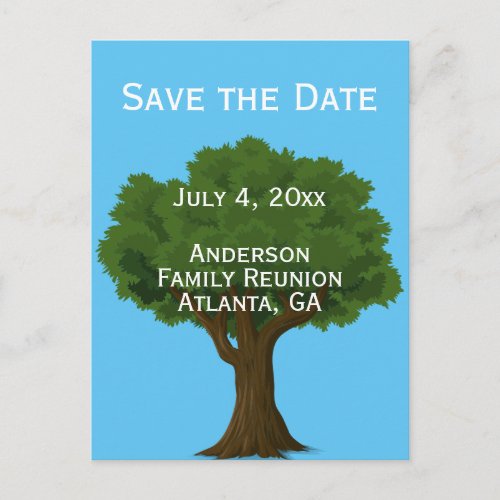 Custom Family Reunion Save the Date Announcement Postcard