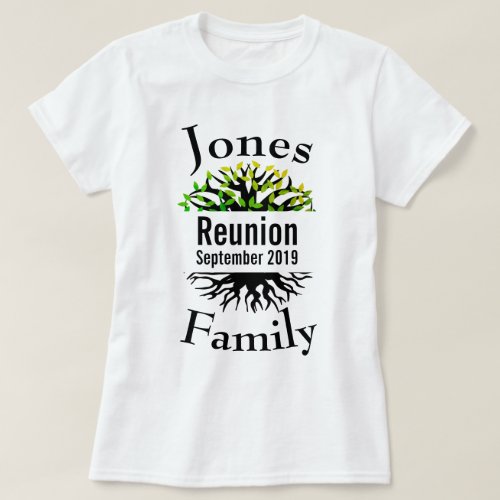 Custom family Reunion Shirt Idea