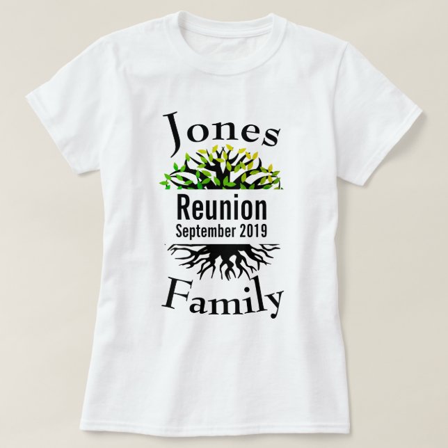 Custom family Reunion Shirt Idea (Design Front)