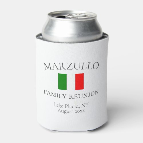 Custom Family Reunion Souvenir Favor Can Cooler