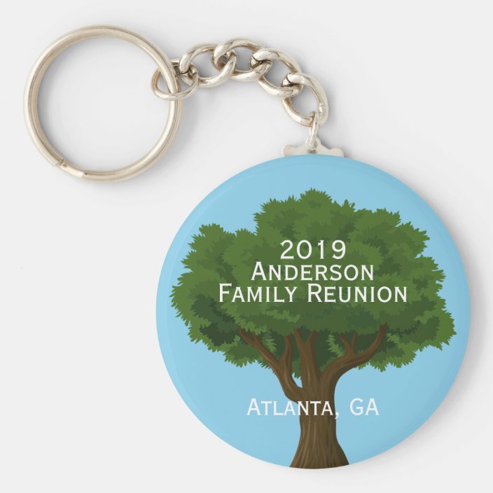 Custom Family Reunion Souvenir Keychain | Zazzle.com