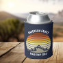 Custom Family Reunion Sunset Mountain Road Trip Can Cooler