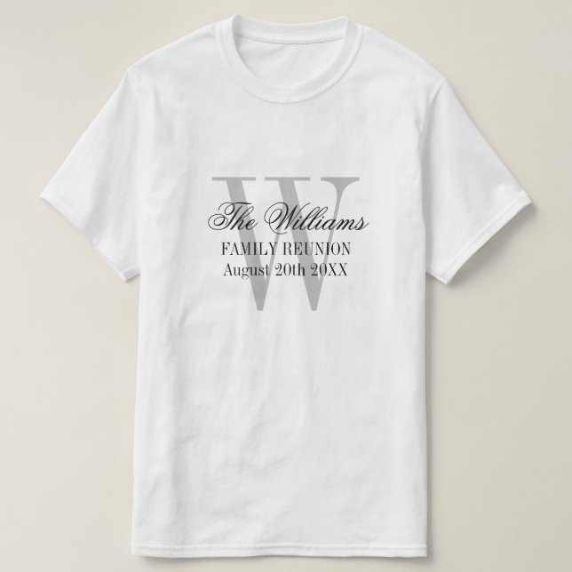 Custom family reunion t shirts for gathering (Design Front)