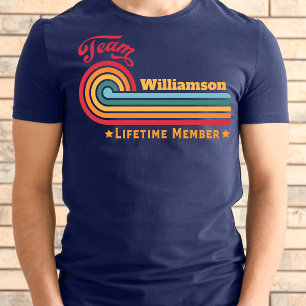 Custom Family Reunion Vintage Matching Monogram T-Shirt