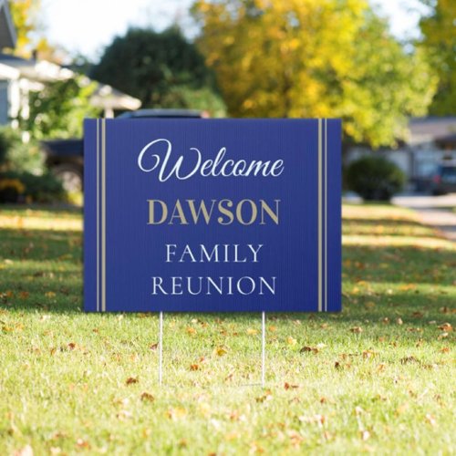 CUSTOM Family Reunion yard sign
