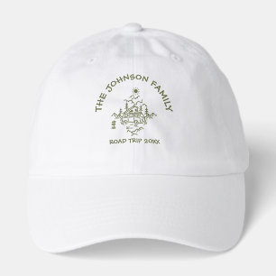 Custom Family Road Trip Mountain Forest Hat