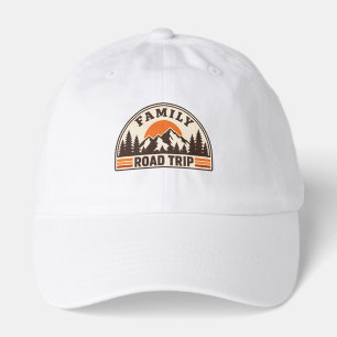 Custom Family Road Trip Mountain Sunset Hat