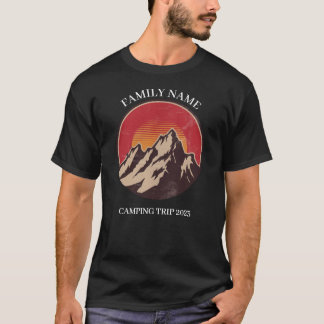 Custom Family Road Trip T-shirt Mountain