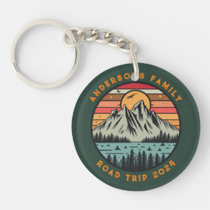 Custom Family Road Trip Vacation Reunion Keychain