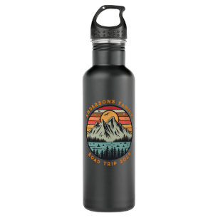 Custom Family Road Trip Vacation Reunion Stainless Steel Water Bottle