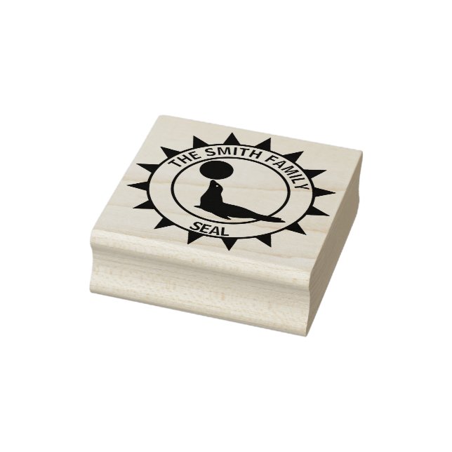 Custom Family Seal Rubber Stamp (Stamp)