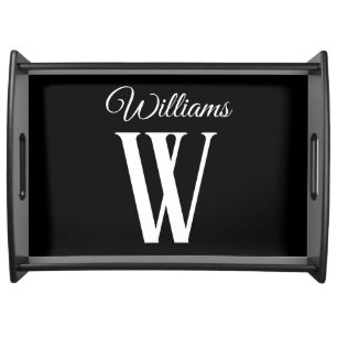 Custom family serving tray