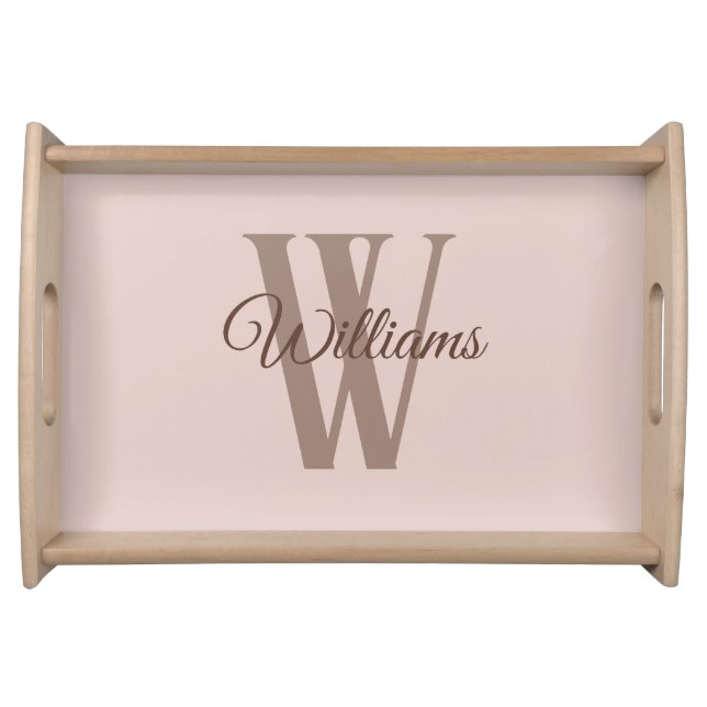 Custom family  serving tray (Front)