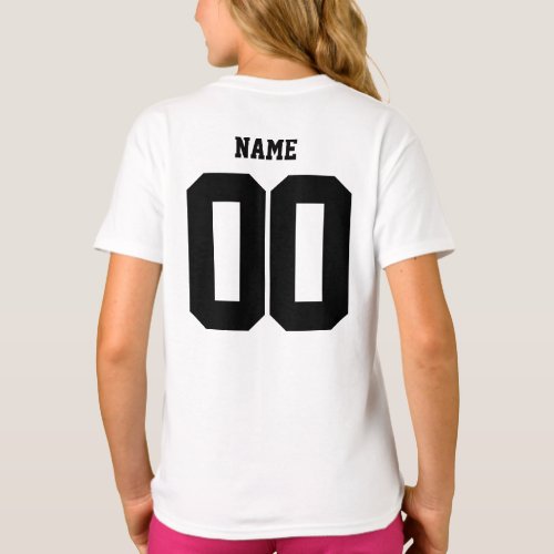 Custom family shirts Name girls Number shirts