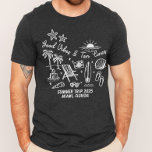 Custom Family Summer Beach Trip Group Matching T-Shirt<br><div class="desc">Make your custom summer beach vacation unforgettable with this matching girls' trip, sister trip, or family trip group t-shirt! It is ideal for summer getaways and group photos.</div>