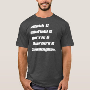 Custom Family Tee - light text on dark tee