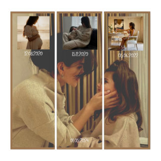 Custom Family Timeline Triptych