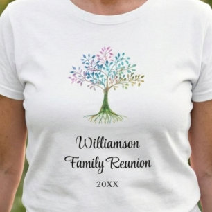 Custom Family Tree Family Reunion T-Shirt