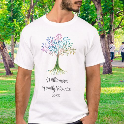 Custom Family Tree Family Reunion  T_Shirt