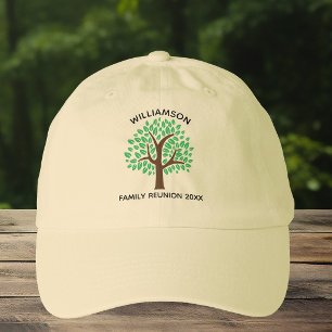 Custom Family Tree Reunion Keepsake Hat