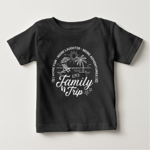 Custom Family Trip Group Matching Beach Vacation Baby T-Shirt