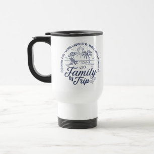 Custom Family Trip Group Matching Beach Vacation Travel Mug