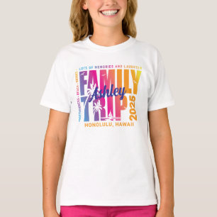Custom Family Trip Matching Group Vacation T-Shirt