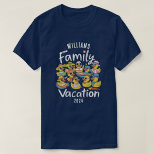Custom Family Vacation Ducks Group Matching T-Shirt